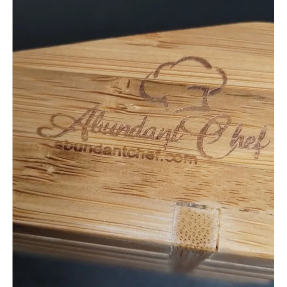 Abundant Chef Bamboo Wood Knife Storage Block